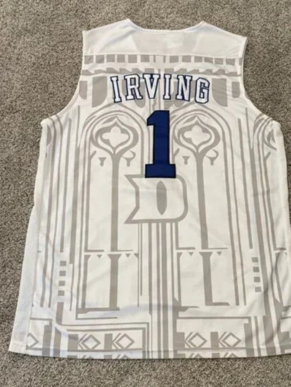 Duke Nike White Number 1